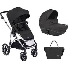 Capazos Kikkaboo Carrito De Bebé 2en1 Con Capazo Rígido Thea Negro