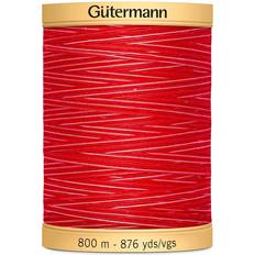 Gutermann Natural Cotton Thread Variegated 876yd-Ruby Red