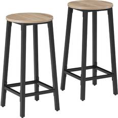 tectake Corby Industrial Light Bar Stool 66cm 2pcs