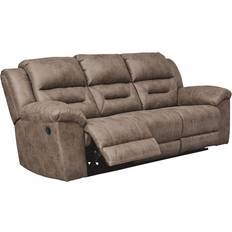 Leathers Sofas Signature Design Ashley Stoneland Sofa 93" 3 Seater