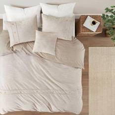 Clean Spaces Blakely Bedspread Beige, Gray, Blue (269.2x238.8cm)