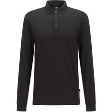 HUGO BOSS Pado Embroidery Logo Polo Shirt - Black