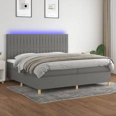 Senge & Madrasser vidaXL LED-lys stof Kontinentalseng