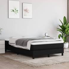 Lits et Matelas vidaXL Cadre de lit Noir 120x200 cm Tissu 3120502