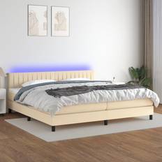 vidaXL LED-lys stof Kontinentalseng