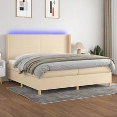 vidaXL LED-lys stof Kontinentalseng