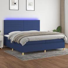 Senge & Madrasser vidaXL LED-lys stof Kontinentalseng