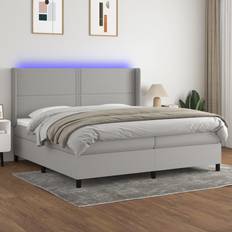 Senge & Madrasser vidaXL LED-lys stof Kontinentalseng