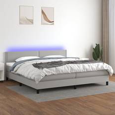 Senge & Madrasser vidaXL LED-lys stof Kontinentalseng