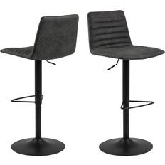 Act Nordic Kimmy Anthracite Set of 2 Bar Stool