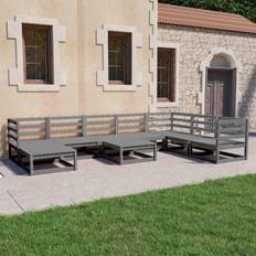 Garden & Outdoor Furniture vidaXL Solid Pinewood Garden Outdoor Lounge Set