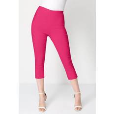 Roman Cropped Stretch Trouser - Cerise