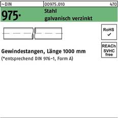 Byggematerialer Toolcraft Gevindstang M48 1000 mm Stål Galvaniseret 1 stk 1000stk