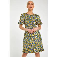 Ditsy Daisy Print Tea Dress