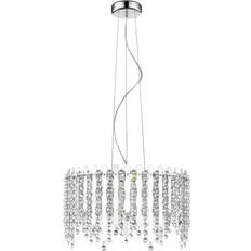 Impex Lighting Belize Chrome Pendant Lamp