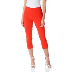 Orange - Women Trousers Roman Cropped Stretch Trouser - Burnt Orange