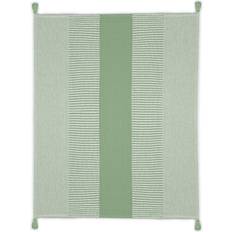 LR Home AM Ox Bay Blankets Green, Natural, White (152.4x)