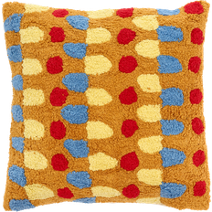 Villa Collection bomuld Komplet pyntepude Blå, Brun, Gul, Rød (45x45cm)