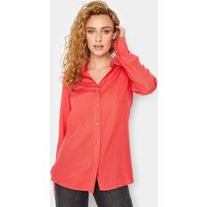 Orange - Woman Shirts LTS Long Sleeve Linen Shirt