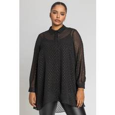 Bronze Blouses Roman Curve Textured Spot Shimmer Blouse