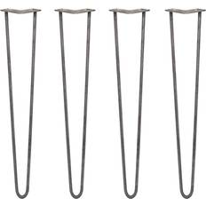 SkiSki legs Hairpin Crude Steel Gamba di tavolo 71cm 4pcs