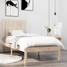 vidaXL Bed Frame without Mattress Single