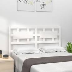 Beds & Mattresses vidaXL Bed White Headboard