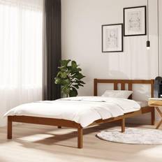 Beds & Mattresses vidaXL Solid Wood Bed Frame 100 x 200 cm