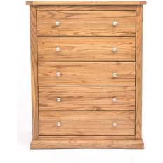 Chrome Chest of Drawers Salerno 5 Knob Chest of Drawer