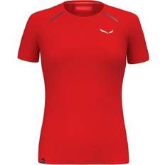 Donna - Rosso Maglie Termiche Salewa Maglietta Pedroc Dry Hyb - Rosso