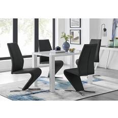 Schwarz Tischgruppen Furniturebox Uk Pivero Dining Set