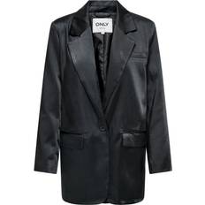 Only Satin Blazer - Black