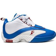Reebok Answer IV Mens Blue Leather Basketball Shoes