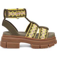 UGG Green Shoes UGG Ashton Heritage Braid Sandal - Burnt Olive