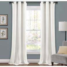 Prima Velvet Curtains Color Block Light 38 W x 84 L