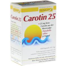 Vitamine & Nahrungsergänzung Carotin 25 Feingold Kapseln 100