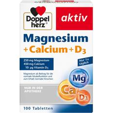 Vitamine & Mineralien Doppelherz Magnesium + Calcium + D3 Tabletten