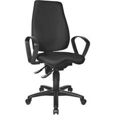 Erwachsene - Leder Gaming-Stühle Topstar Bürostuhl Body Balance 450, BAK450BT20 schwarz Stoff