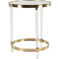 Litton Lane Harper & Willow Gold Contemporary Small Table