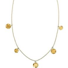 Necklace With Pendant Stainless Steel - Gold