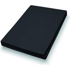 Bettlaken Primera Vario Jersey-Spannbetttuch Bettlaken Schwarz