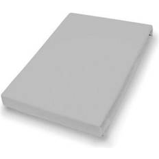 Bettlaken Como Vario Jersey-Spannbetttuch Bettlaken Grau