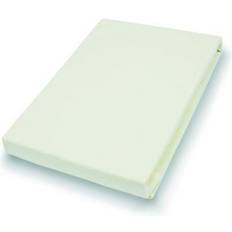 Bettlaken Primera Vario Jersey-Spannbetttuch ecru, 100 Bettlaken Beige