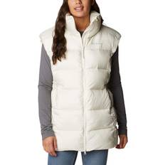 Columbia Puffect Mid Vest W Chalk (Storlek XS)