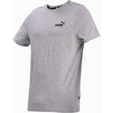 Puma Essentials Herren T-Shirt mit dezentem Logoprint, Mit Heide, Grau, Größe: 4XL, Kleidung