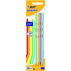 Bic Bleistifte Bic Evolution Stripes HB Graphite Pencils 4 Pack