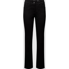 Gerry Weber Damer 5-ficksjeans Best4me lång byxor jeans lång 5-ficks jeans enfärgad lång storlek, Svart svart denim, SE/Lange