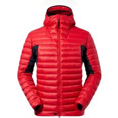 Berghaus Abbigliamento esterno Berghaus Seeker MW Down Kapuzenjacke - Rot/Schwarz