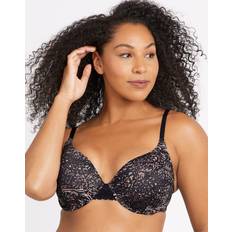 Camouflage - Women Underwear Maidenform Women's DreamWire Underwire Poke Push Moderate Coverage Convertible T-Shirt Bra - Black