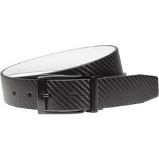 Nike Skärp Nike Men's Carbon Fiber-Texture Reversible Belt, Black/White